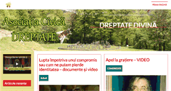 Desktop Screenshot of dreptate.org.ro